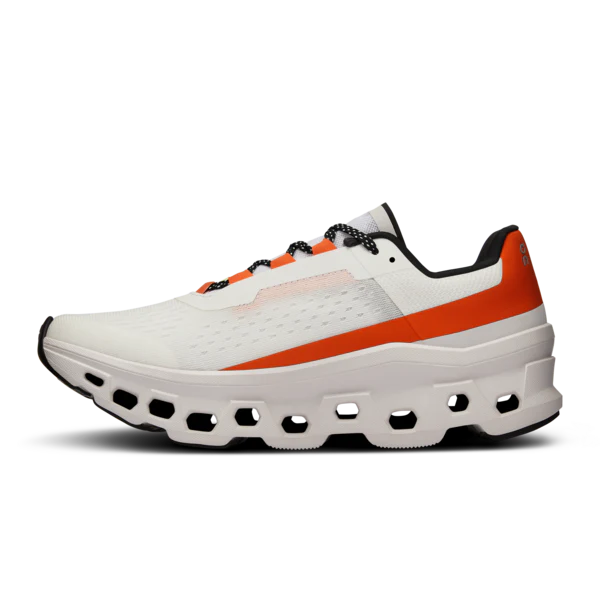 On Women’s Cloudmonster Undyed White Flame - Image 3