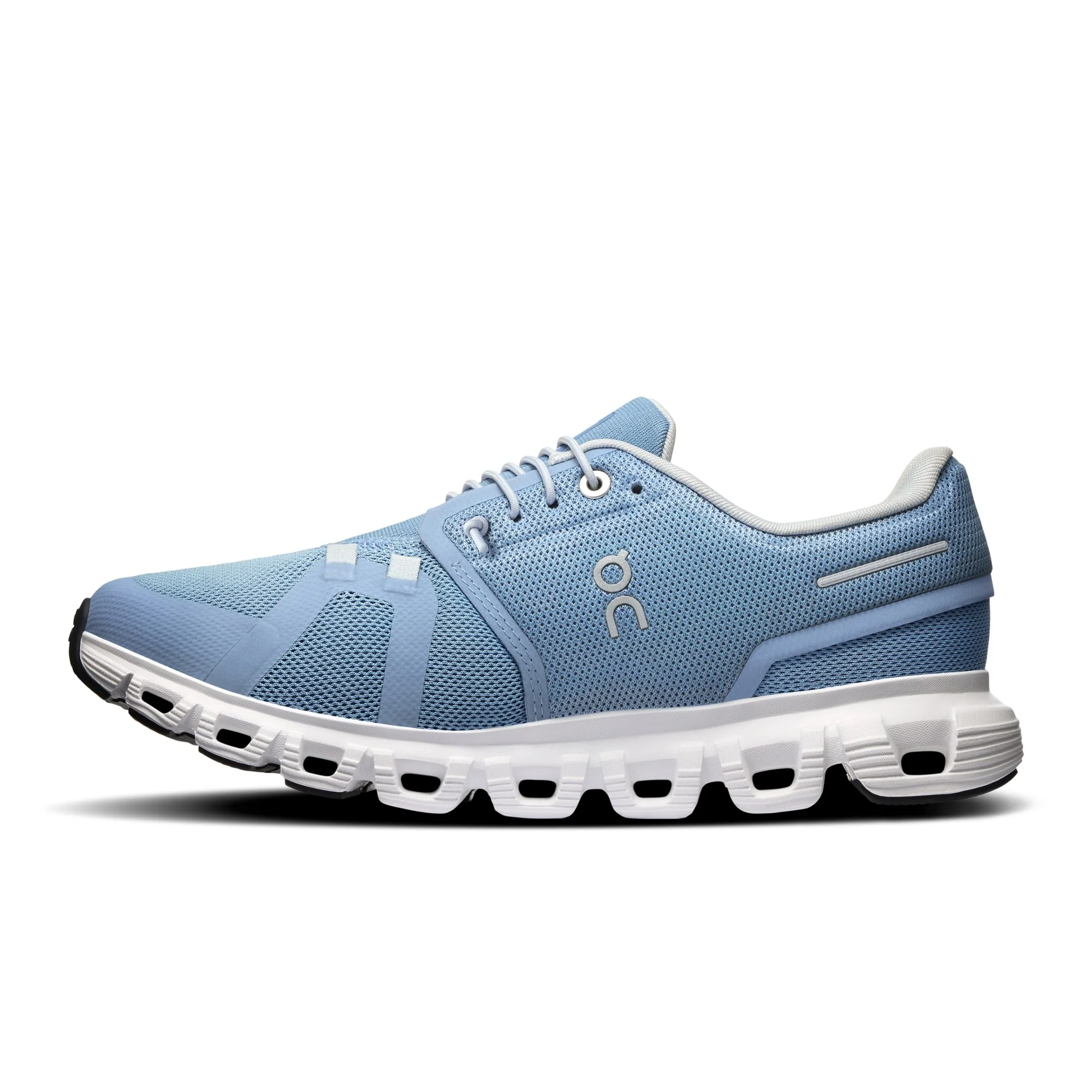 On Women's Cloud 6 Chambray White - Image 2