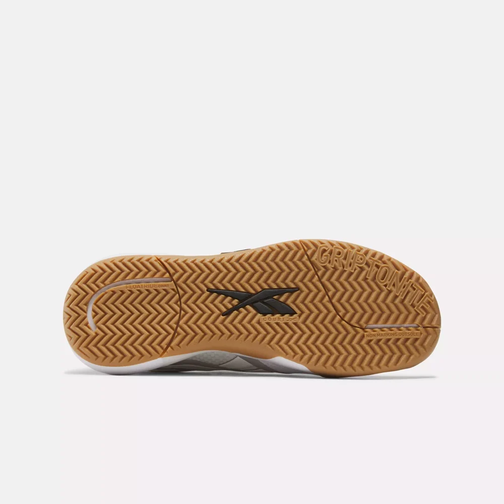 Reebok Women’s Nano Court White Black Grey - Image 5