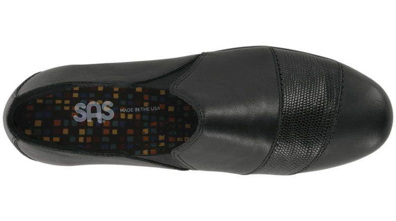 SAS Women's Nora Black Lizard Slip-On - Image 3