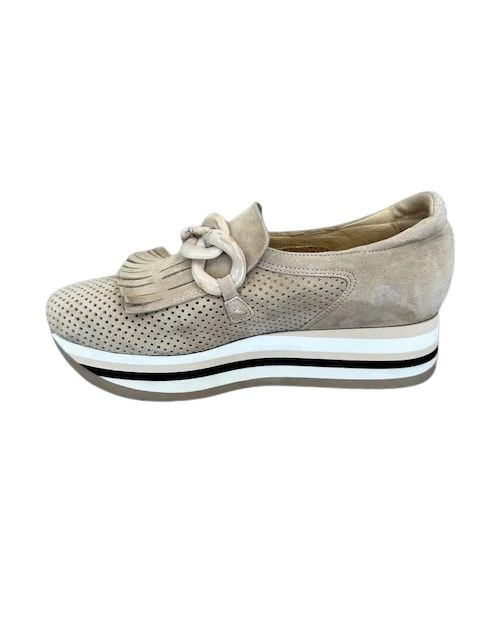 Softwaves Women's Carly Platform Loafers Sand - Image 2