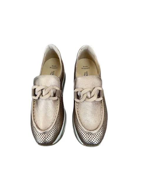 Softwaves Women's Cassie Platform Loafers Sand - Image 4