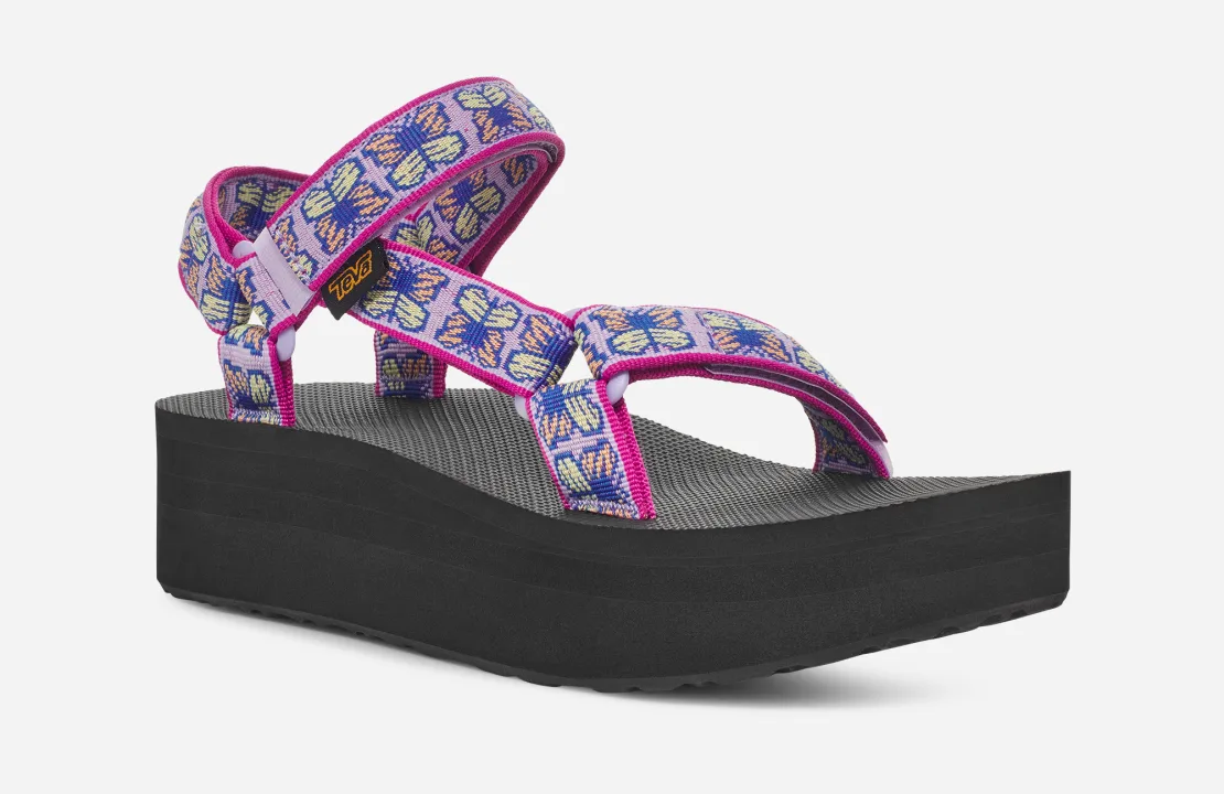 Teva Women’s Flatform Universal Butterfly Lilac - Image 2