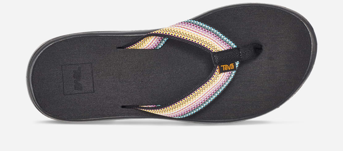 Teva Women's Voya Flip Antiguous Black Multi - Image 5