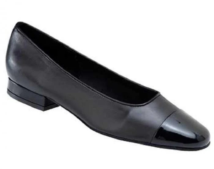 Vaneli Women’s FC-313 Black Nappa Black Patent