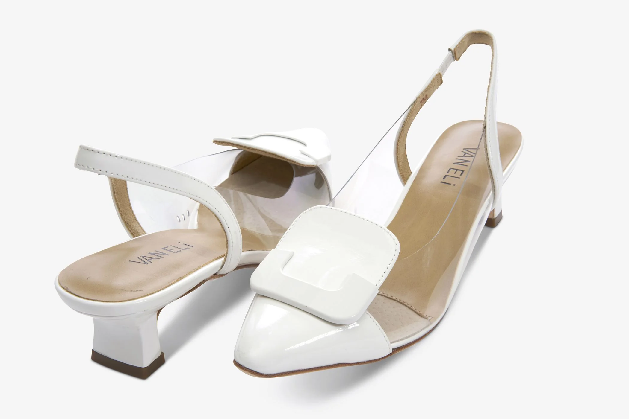 Vaneli Women's Tamira White Patent - Image 3