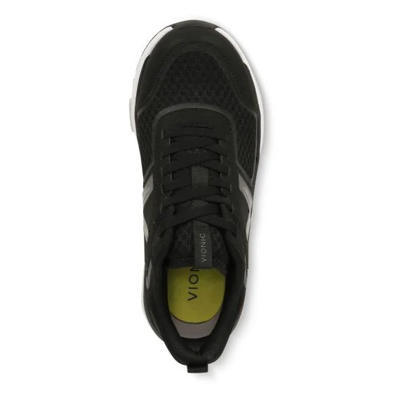 Vionic Women’s Walk Strider Black Charcoal Sneaker - Image 8