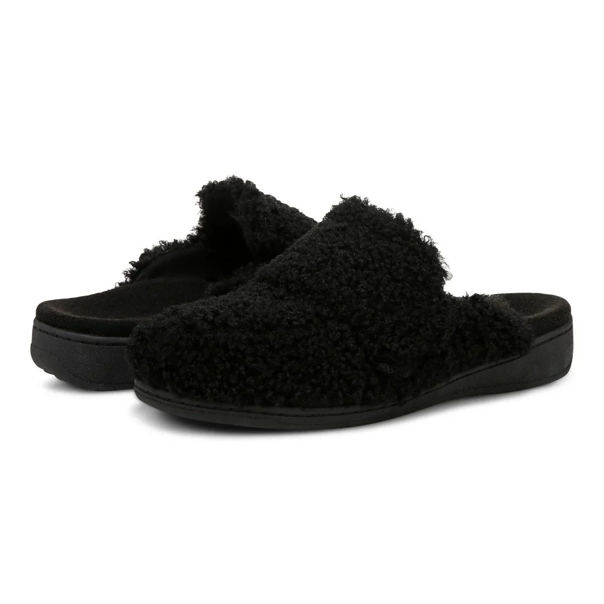 Vionic Women's Gemma II Black Shearling - Image 7