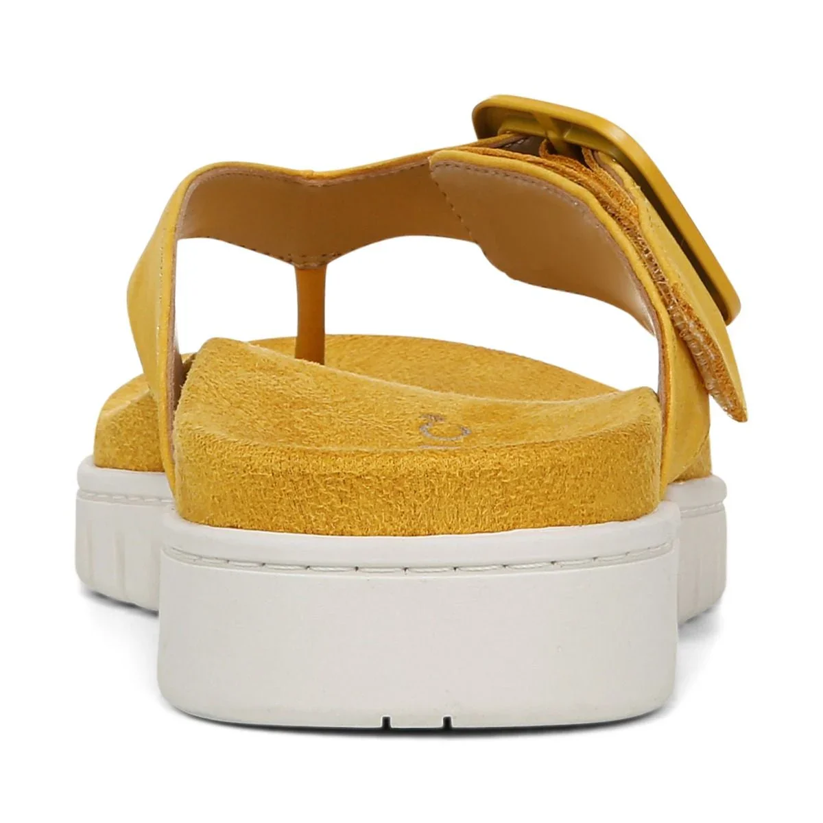 Vionic Women's Uptown Marine Toe Post Sandal Daffodil Nubuck - Image 4